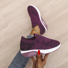 Load image into Gallery viewer, Women's low top fly woven casual sneakers - Libiyi