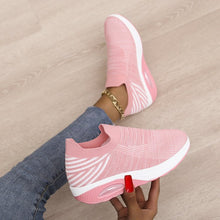 Load image into Gallery viewer, Women's low top fly woven casual sneakers - Libiyi