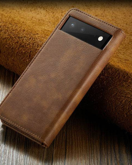 Magnetic 2-in-1 Detachable Leather Wallet Case For Google Pixel 6 - Libiyi