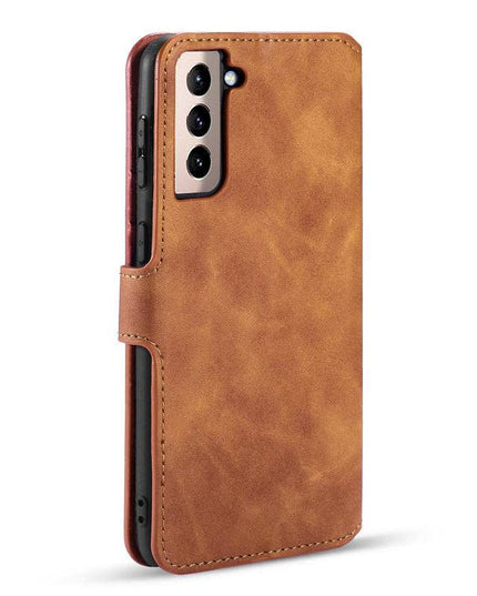 Wallet Stand PU Leather Case For Samsung Galaxy S21(5G) - Libiyi