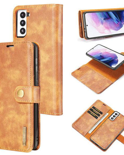 Samsung Galaxy S21 FE Magnetic 2-in-1 Detachable Leather Wallet Case - Libiyi