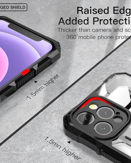 Magnetic Metal Finger Ring Holder Armor Case For iPhone - Libiyi