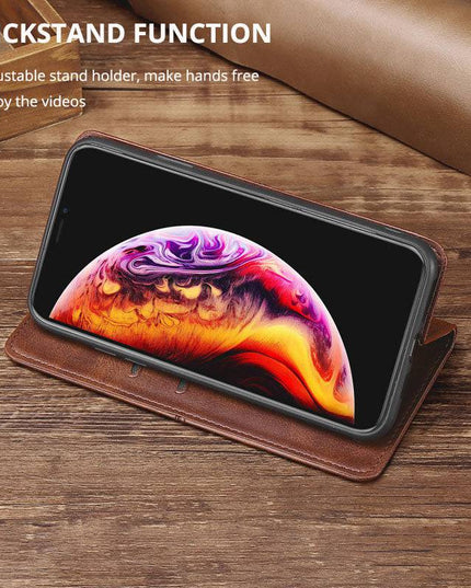 TPU + PU Leather Phone Cover Case for Samsung A11 - Libiyi