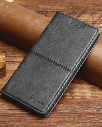 TPU + PU Leather Phone Cover Case for Samsung A11 - Libiyi