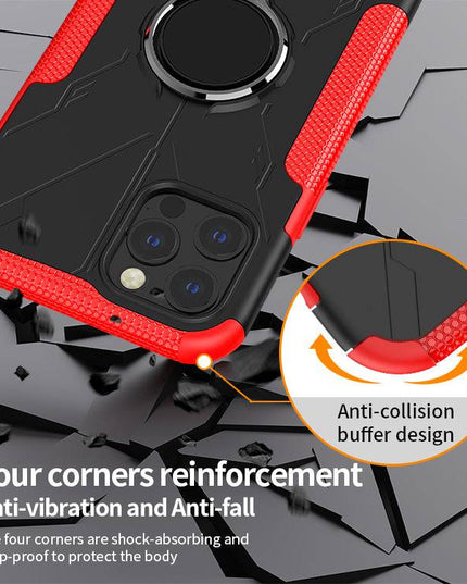 Robot 3 in 1 Heavy Duty Defender Case For iPhone 12 Pro Max - Libiyi