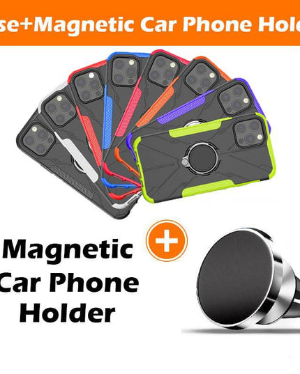 Robot 3 in 1 Heavy Duty Defender Case For iPhone 12 Pro Max - Libiyi