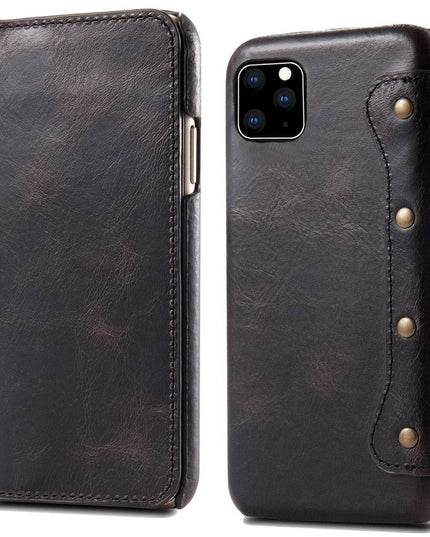 Luxury Genuine Leather Flip Case For Iphone - Libiyi