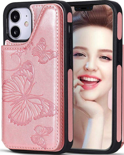 2022  New Luxury Embossing Wallet Cover For iPhone 12 Series - Libiyi