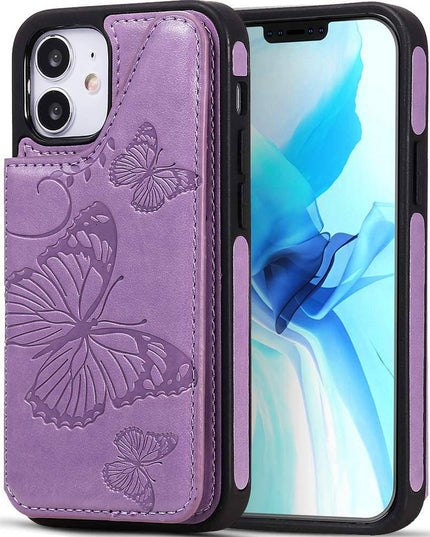 2022  New Luxury Embossing Wallet Cover For iPhone 12 Series - Libiyi