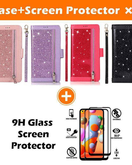 Bling Wallet Case with Wrist Strap for iPhone 13 Series - Libiyi