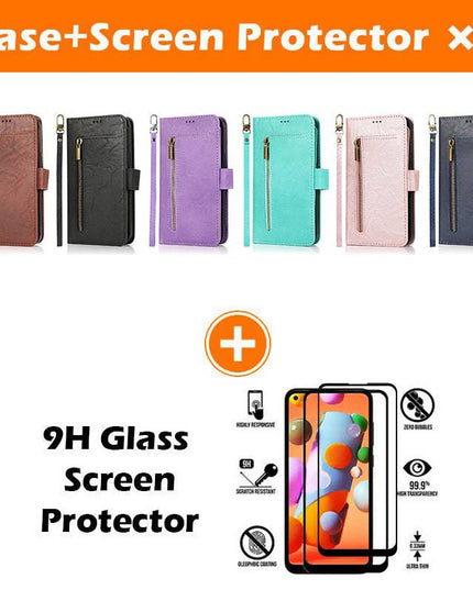 Detachable Flip Folio Zipper Purse Phone Case for iPhone Xs Max - Libiyi