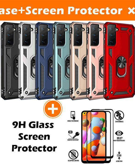 Luxury Armor Ring Bracket Phone Case For Samsung S21 FE(5G) - Libiyi