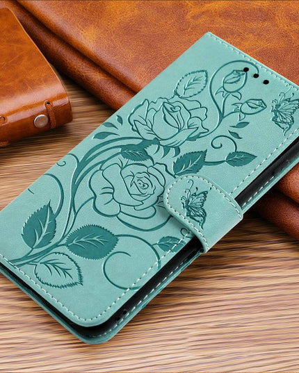 3D Embossed Rose Wallet Case For Samsung A52(4G/5G) - Libiyi