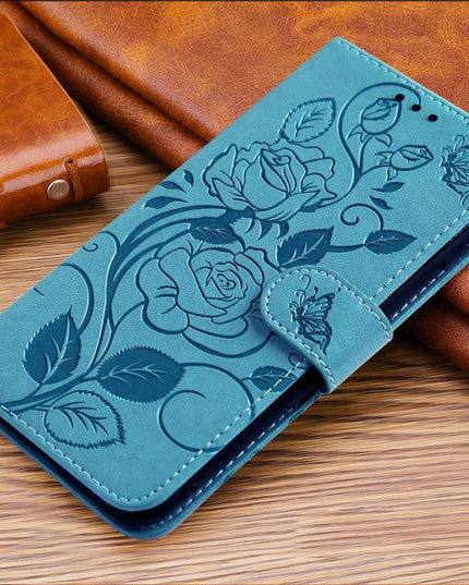 3D Embossed Rose Wallet Case For Samsung A52(4G/5G) - Libiyi