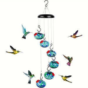 Shirem  Wind Chime Hummingbird Feeder - Libiyi