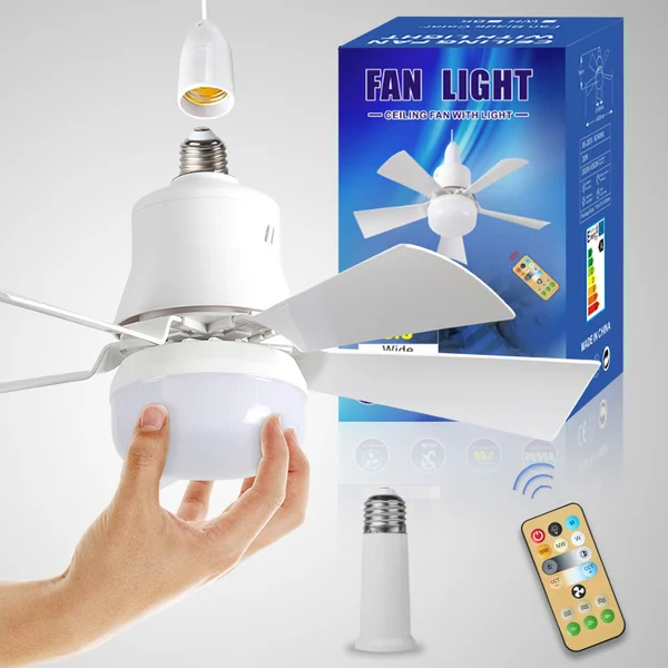 Libiyi 2-In-1 Portable Ceiling Fan