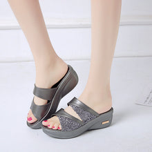 Load image into Gallery viewer, Libiyi Fashion Platform Platform Wedge Wedge Ladies Slippers - Libiyi