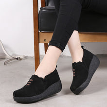 Load image into Gallery viewer, Libiyi Round toe fly woven mesh thick sole ladies casual shoes - Libiyi