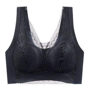 Lace anti-exposure seamless bra - Libiyi