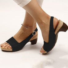 Load image into Gallery viewer, Libiyi Women&#39;s Elegant Low Chunky Heel Comfy Sandals - Libiyi