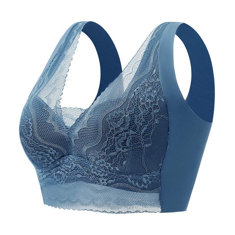 Lace anti-exposure seamless bra - Libiyi