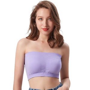 double layer bottoming no steel ring tube top underwear - Keillini