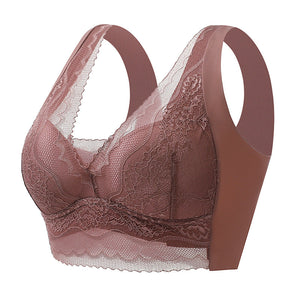 Lace anti-exposure seamless bra - Libiyi