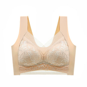 Women's push-up lace push-up bra for beautiful back - Libiyi