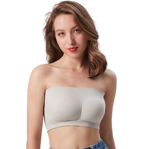 double layer bottoming no steel ring tube top underwear - Keillini