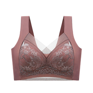 Women's push-up lace push-up bra for beautiful back - Libiyi