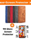 Brown / A02S(164.2mm) / Case+2-Pack Screen Protectors