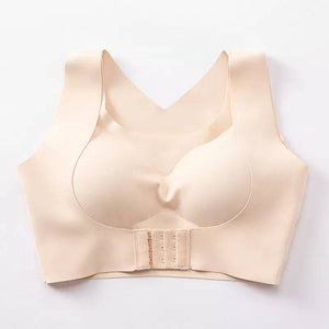 Seamless Front Buckle Support Bra - Libiyi