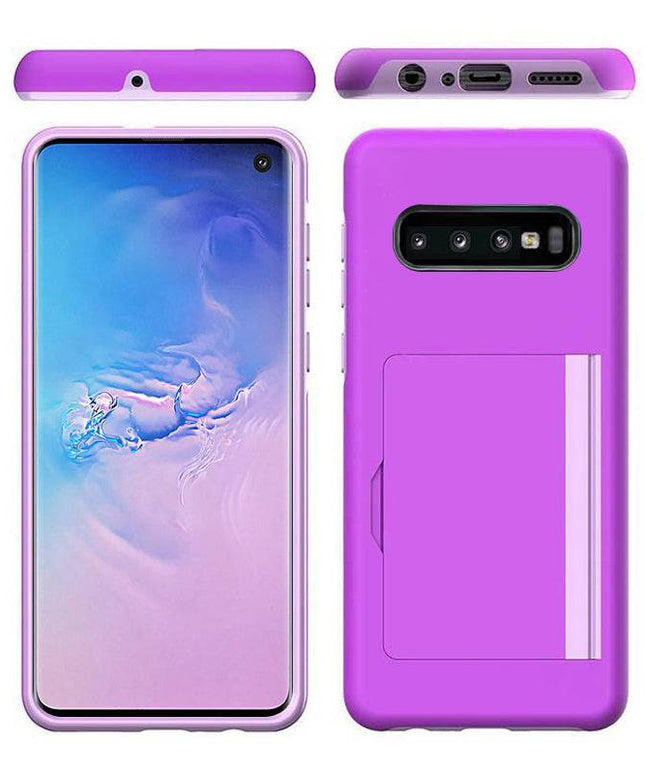 Armor Protective Card Holder Case for Samsung S10(5G) - Libiyi