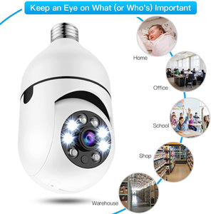 Keilini light bulb security camera-5