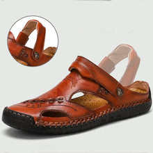 Load image into Gallery viewer, Libiyi Men&#39;s Casual Breathable Handmade Leather Sandals - Libiyi