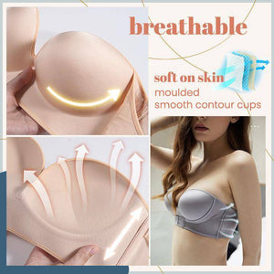 Strapless Front Buckle Lift Bra - Libiyi